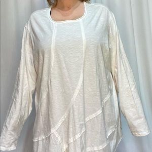 Neon Buddha! 100% cotton, size 3X. The fabric is fantastic!